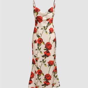 Floral maxi dress.